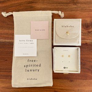 bluboho ‘tree of life stud earrings’ NWT